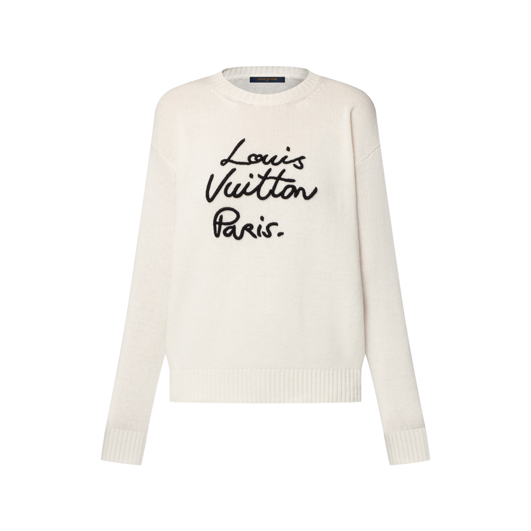Cursive Signature Pullover - Ready-to-Wear 1AIQEP | LOUIS VUITTON